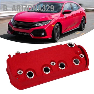 Arizona329 ฝาครอบวาล์วเครื่องยนต์ สีแดง สําหรับ Honda Civic D16Y8 D16Y7 Vtec Sohc