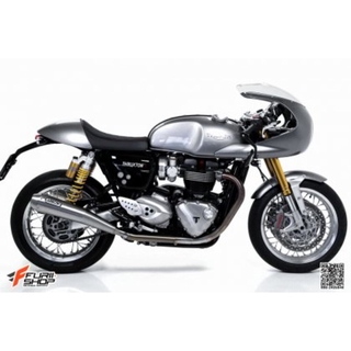 ท่อมอเตอร์ไซค์ Arrow Pro-Racing Silencers for Triumph Thruxton r1200 ท่อแต่ง ท่อสูตร ท่อบิ๊กไบค์ ท่อBigbike ท่อไอเสีย