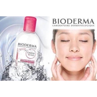 Bioderma Crealine (Sensibo) H2O Solution Micellaire สีชมพู