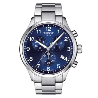 Tissot Chrono XL ทิสโซต์ โครโน เอ็กซ์ แอล สีน้ำเงิน เงิน T1166171104701 นาฬิกาผู้ชาย