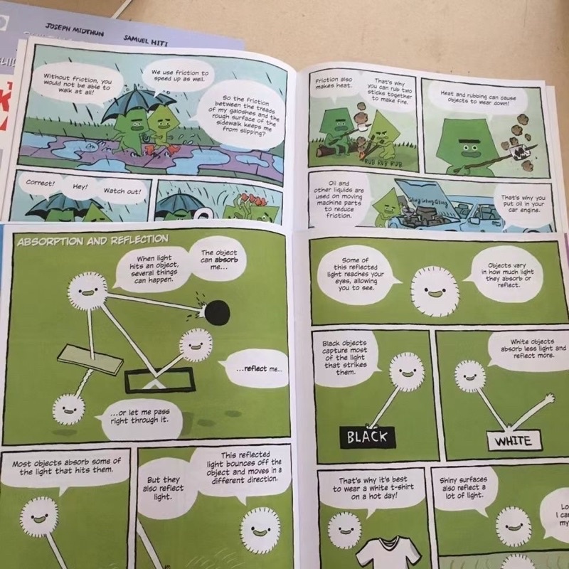 Building Blocks of Science：Physical/Life/Plant&Animal/Math Comic Bookหนังสือการ์ตูน,32 Books Set – Paperback ราคา ถูกที่สุด ดีลบีเคเค แกลเลอรีภาพที่ 6