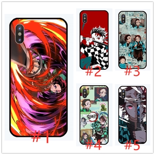 Redmi A1 K40 K50 K60 Gaming Pro Ultra 230411 เคสโทรศัพท์มือถือแบบนิ่ม ลายดาบพิฆาตอสูร Kimetsu no Yaiba สีดํา สําหรับ Kamado Tanjirou