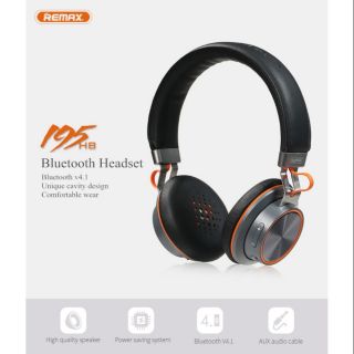 Remax หูฟัง Bluetooth Headphone SuperBass Hi-Fi (White,Black)