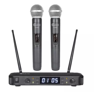 CLEARSOUND CS-500 *ของแท้รับประกันศูนย์* ชุดไมค์ลอย มือถือคู่ ย่าน UHF คลื่นความถี่ 748.3 – 757.7 MHz