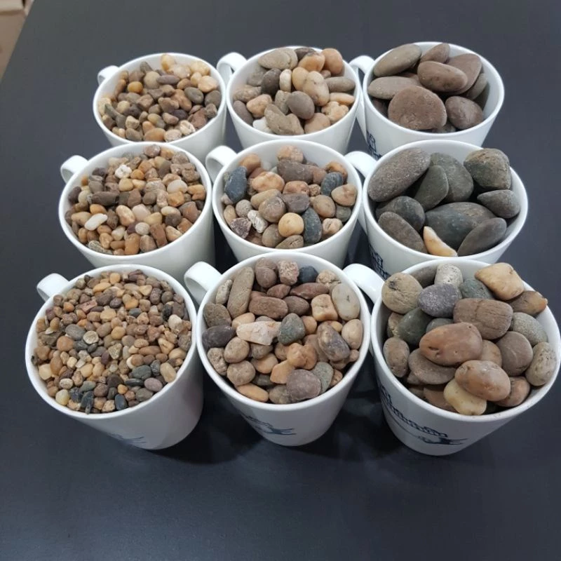 หินกรวด แม่น้ำ สีน้ำตาล ขนาด 1kg มีให้เลือก7ขนาด หินโรยหน้ากระถาง หินตู้ปลา thumbnail 5