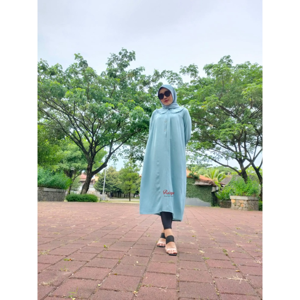 Midi Robe / Midi Dress / Plain Robe / Plain Women Robe / Camilla Midi Dress โดย Raisya Midi Dress / 