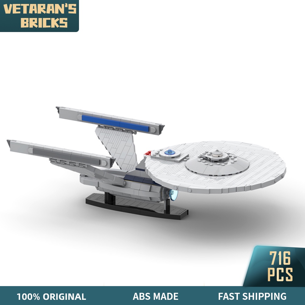 MOC Star Travel Trek USS EnterriseA Sace Shi Carrier Shuttle Model Modular Building Blocks Set Bricks Toy Kid Christmas