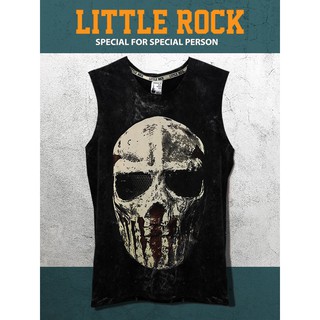 เสื้อยืดแขนกุด Little Rock ลาย SKULL BB TankTop กะโหลก BB