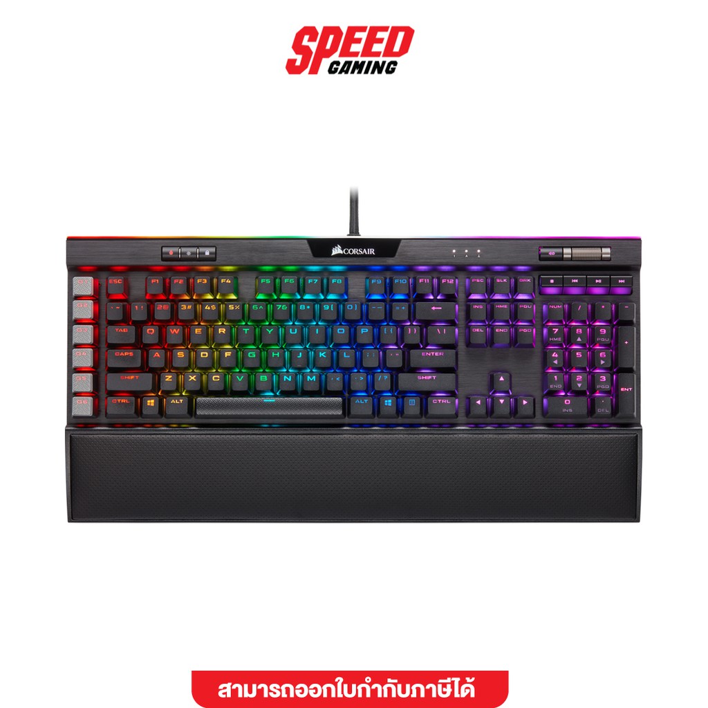 CORSAIR GAMING KEYBOARD K95 RGB PLATINUM XT MX BLUE KEY 2Y (CH-9127411-NA) คีย์บอร์ด SPEED GAMING