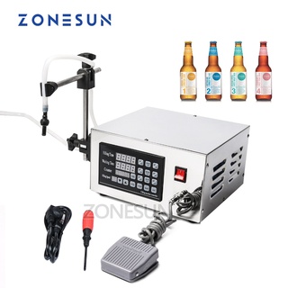 Zonesun KC-280 เครื่องบรรจุของเหลวกึ่งอัตโนมัติ เครื่องปั๊มดิจิทัล ฟิลเลอร์ เหยียบควบคุม ผลิตขนาดเล็ก สําหรับเครื่องดื่ม น้ําส้มสายชู น้ํามันมะกอก