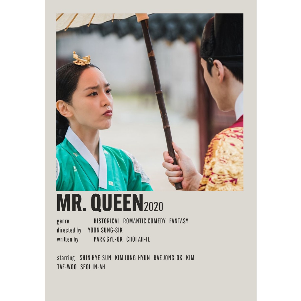 โปสเตอร์ MR. QUEEN DRAMA เกาหลีสําหรับบ้าน/ห้องนอน/สํานักงาน