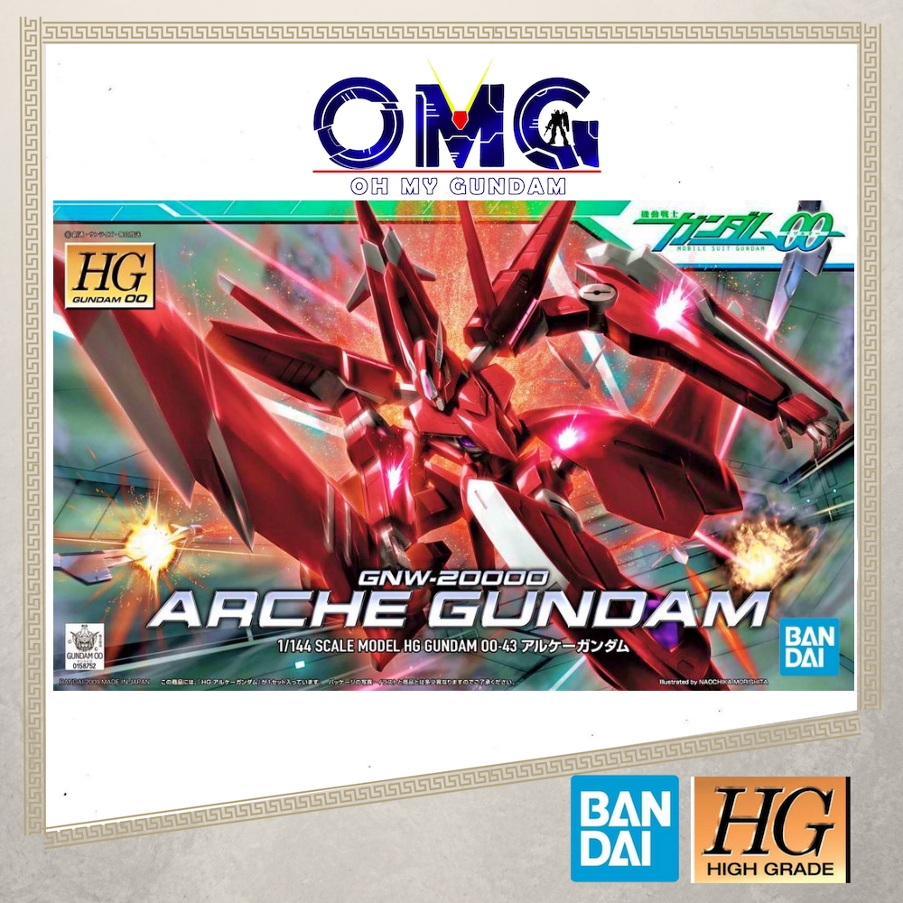 Bandai HG GNW-20000 Arche Gundam 60649 HG Arche Gundam Arche HG Gundam OO Arche Gundam 00 Arche GNWw
