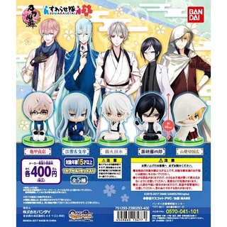 [แท้/มือ1] Touken Ranbu -ONLINE- Suwarase Corps 2 Gashapon การ์ตูน โทเคนรันบุ ป่วยดาบ งานค่าย Bandai แท้จากญี่ปุ่น