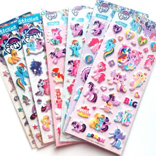 สติ๊กเกอร์นูนโพนี่ Sticker My Little Pony ลิขสิทธิ์