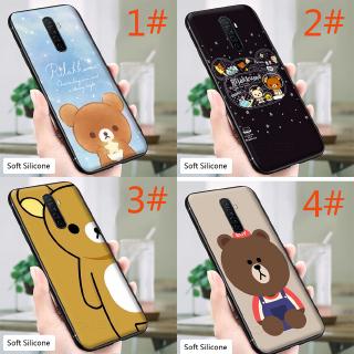 น่ารักเคสโทรศัพท์มือถือลาย Rilakkuma Oppo Realme Xt X 2 Reno Ace K 5 2z 2 F A 9