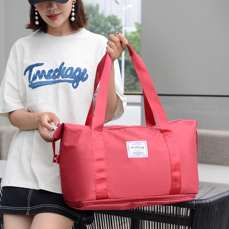 -ใส่โค้ด KDE33BAL ลดทันที 10.-กระเป๋าฟิตเนส กระเป๋าใส่ของ สีสวยใบใหญ่มีซิปเปิดขยายได้ ราคาพิเศษสุดคุ้ม-L55-L99กระเป๋าฟิต