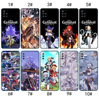เคสใส ลาย Genshin Impact สําหรับ Samsung A01 EU A10 A20 A30 A50 A70 EG44