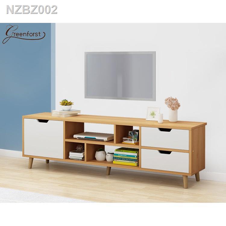 2021 latest home furnishing products super affordable hot sell!☑Greenforst ตู้วางทีวี ชั้นวางทีวี ขาทรงโมเดิร์น รุ่น 218