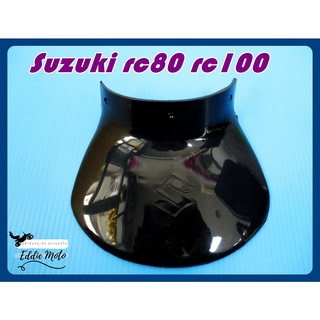 SUZUKI RC80 RC100 REAR MUDGUARD PLASTIC "BLACK"  // หางเต่า บังโคลนหลัง พลาสติก สีดำ สินค้าคุณภาพดี