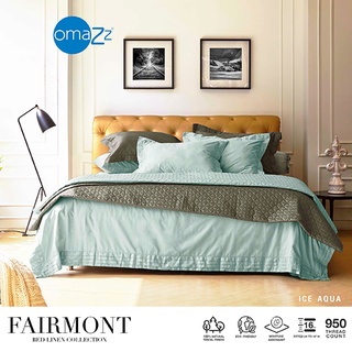 Omazz Quilt นวม ขนาด 100x90 นิ้ว Collection Fairmont รหัส Ice Aqua