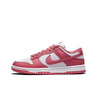 【พร้อมส่ง ของแท้ 100%】Nike Dunk Low “Archeo Pink”ผ้าใบ รองเท้าวิ่ง