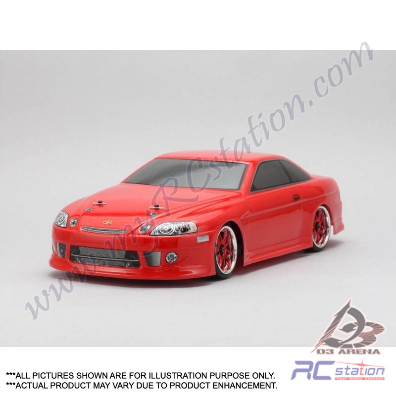Yokomo SD-JZZBS - Drift Body Toyota Soarer JZZ30 - Vertex Ridge TE3006 (Graphic / Decal Less) [SD-JZ