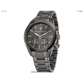 นาฬิกา MASERATI MENS R8873612002 TRAGUARDO QUARTZ CHRONOGRAPH พร้อมกล่อง (ใหม่)