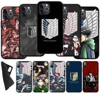 AU7 Attack on Titan Case for Apple iPhone 7 Plus 12 11 Pro Max 12 Mini TPU Soft Silicone Casing Cover