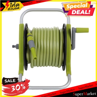 🌈BEST🌈 สายยางโรล  W-03 1/2 นิ้วx20 ม. สีเขียว HOSE REEL SPRING W-03 1/2"X20M GREEN 🛺💨