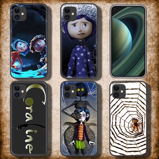 เคสโทรศัพท์ TPU แบบนิ่ม ลายหนัง Coraline สําหรับ iPhone SE 2020 12 Mini 13 Pro Max