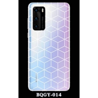 ฟิล์มไฮโดรเจลหลัง ลายพื้นใส-ลาย BQGY 3 ชั้น 12x18 ซม Skin case สำหรับร้านค้าที่มีเครื่องตัดฟิล์ม