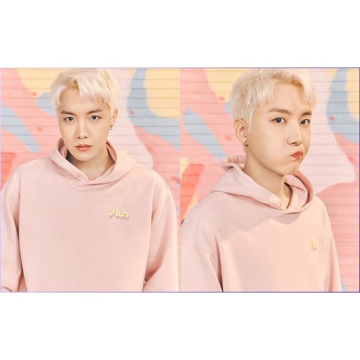 เสื้อกันหนาวมีฮู้ด JHOPE F*LA X Bts'Dynamite' Unofficial