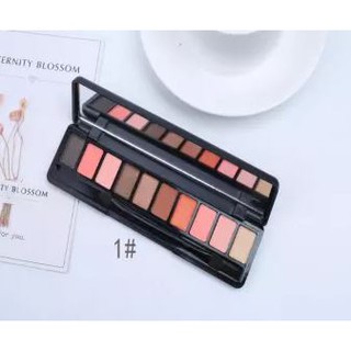 Lameila 10 Colors Eyeshadow Powder Palette Matte อายแชโดว์