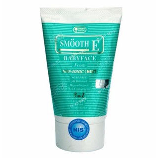 ﻿โฟมล้างหน้า สมูท อี เบบี้เฟซ Smooth E Babyface Foam 2 FL.OZ (60 g.) x 1 หลอด