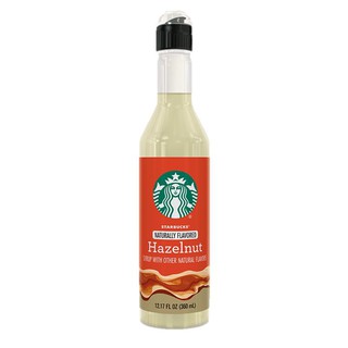 ﻿Starbucks Hazelnut Flavour Syrup สตาร์บัค เฮเซลนัท ไซรัป 375ml.