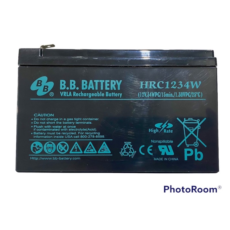 บี.บี.แบตเตอรี่ B.B.BETTERY HR1234W 12V