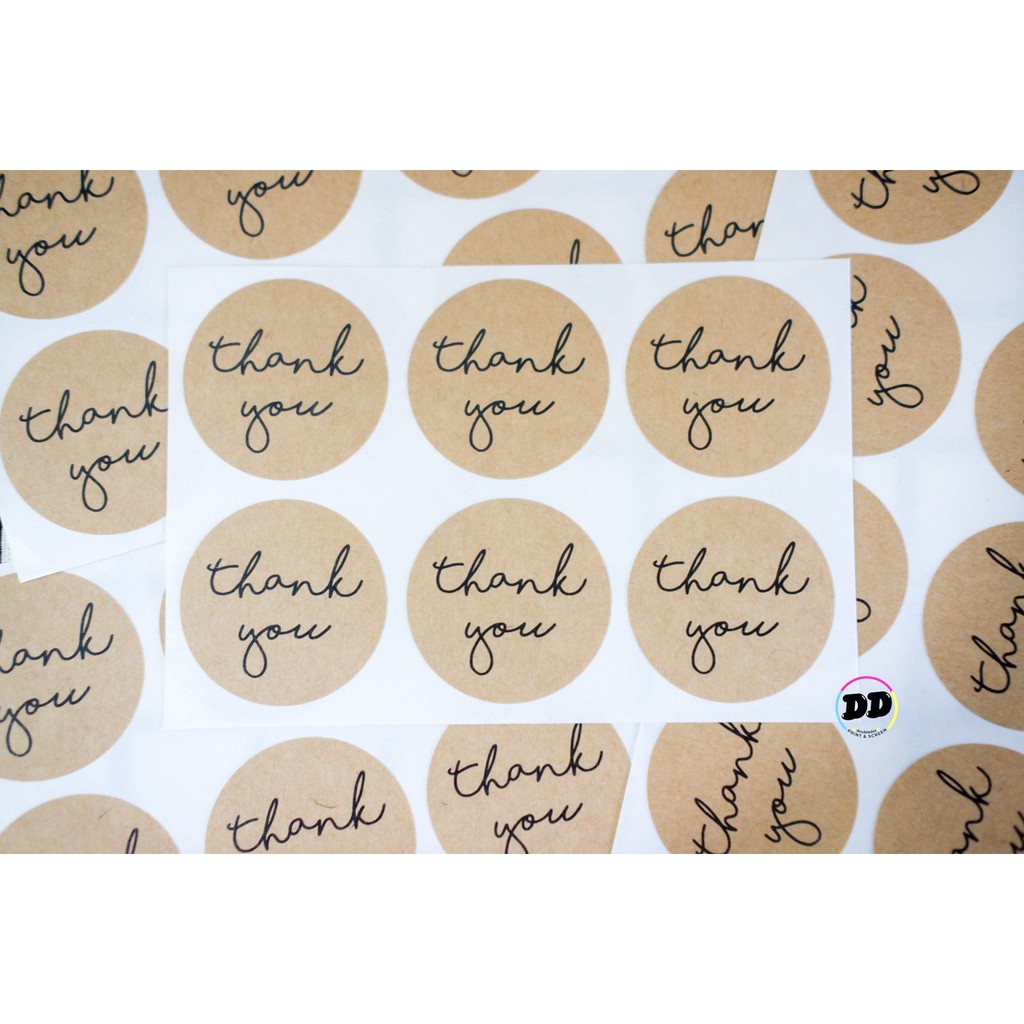 สติกเกอร์ขอบคุณ Thank you sticker [พร้อมส่ง]