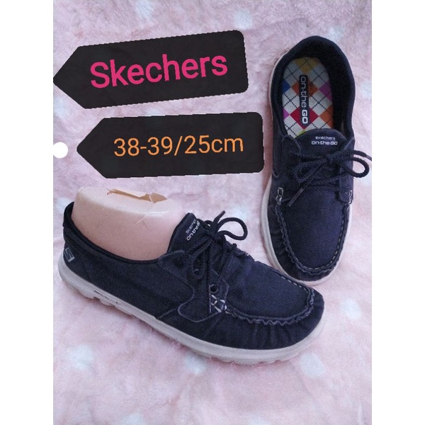 💥ส่งฟรี📣💞รองเท้าเพื่อสุขภาพ Skechers ไซด์ 38-39/25cm มือสองผ้ายีนส์