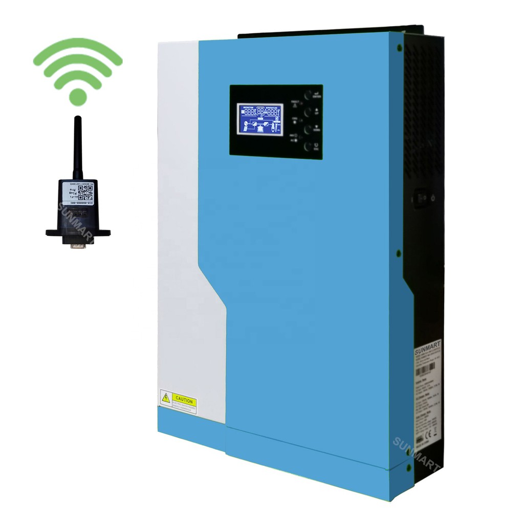 5.5Kw 5500W 230Vac 48Vdc 100A Off Grid Hybrid Solar + Wifi Free 1ชุด พิเศษสุดวันนี้ส่งฟรี