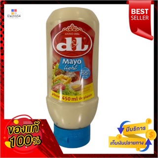 ดี แอนด์ แอล ไลท์มายองเนส 450 มล.DEVOS LEMMENS MAYONNAISE LIGHT EGG 450ML