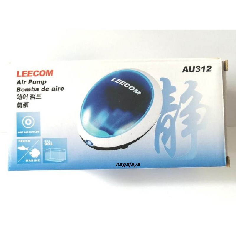 Leecom AU 312 เครื่องเติมอากาศ 1 รูที่เงียบเป็นพิเศษ