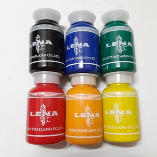 แม่สีน้ำ แม่สีน้ำพลาสติก แม่สีน้ำอะคริลิค LENA ขนาด 100 ml