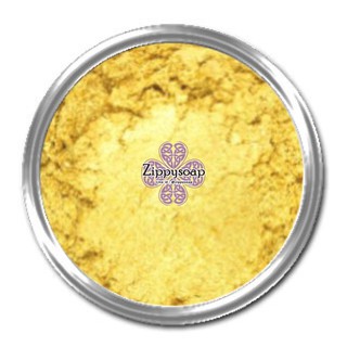 mica สีเหลืองเข้มเหลือบทอง luster golden yellow 30g 006998 สินค้าเป็นวัตถุดิบเครื่องสำอางค์