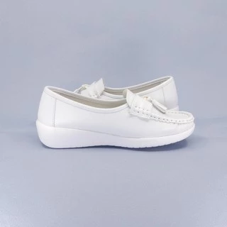 รองเท้าพยาบาลสีชาว รองเท้าพยาบาลSEVENGOF60157 Nurse shoes รองเท้านักศึกษาพยาบาล