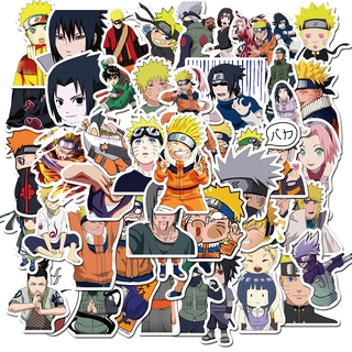 NARUTO สติ๊กเกอร์ลายการ์ตูนนารูโตะกันน้ํา 50 ชิ้น / แพ็ค