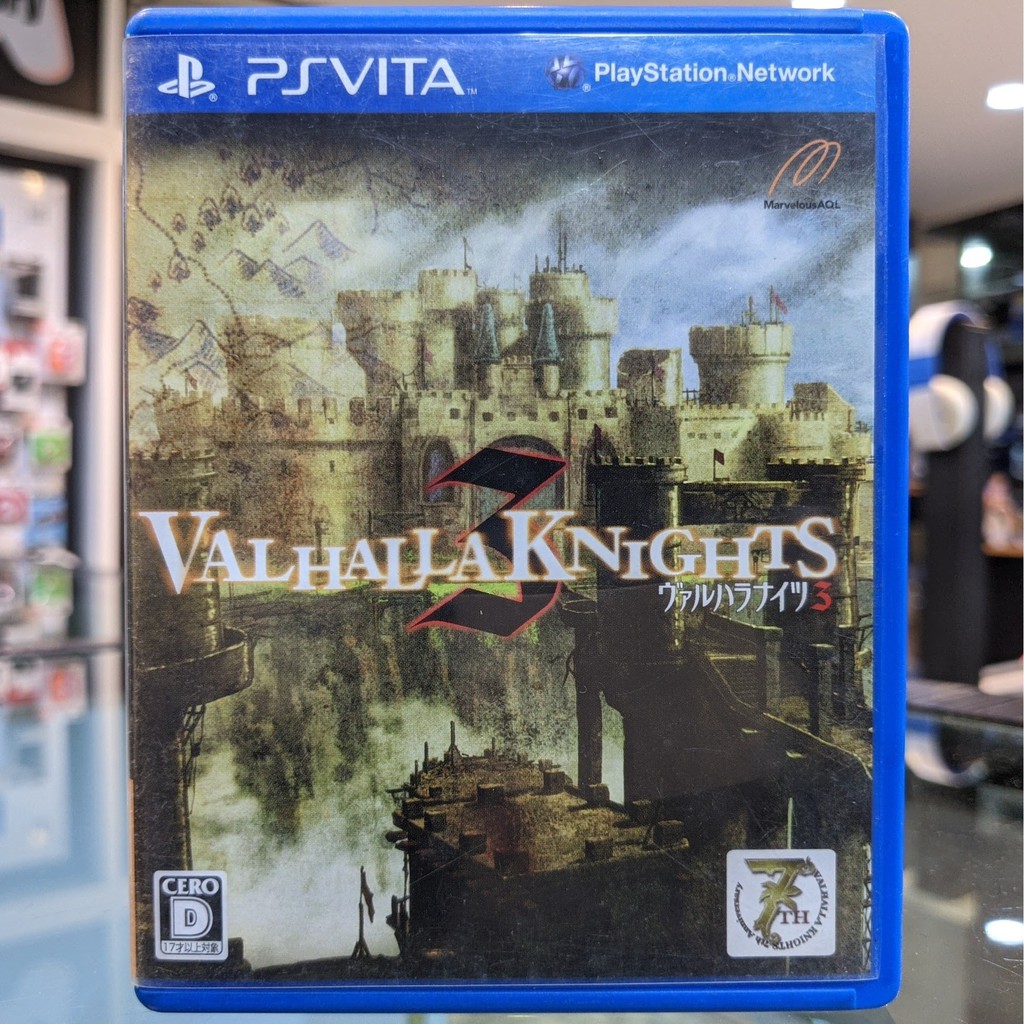 (ภาษาญี่ปุ่น) มือ2 PS Vita Valhalla Knights 3 แผ่นPSVITA เกมPSVITA มือสอง (Valhalla Knight 3 พีเอสวีต้า แผ่นแท้ มือ2)