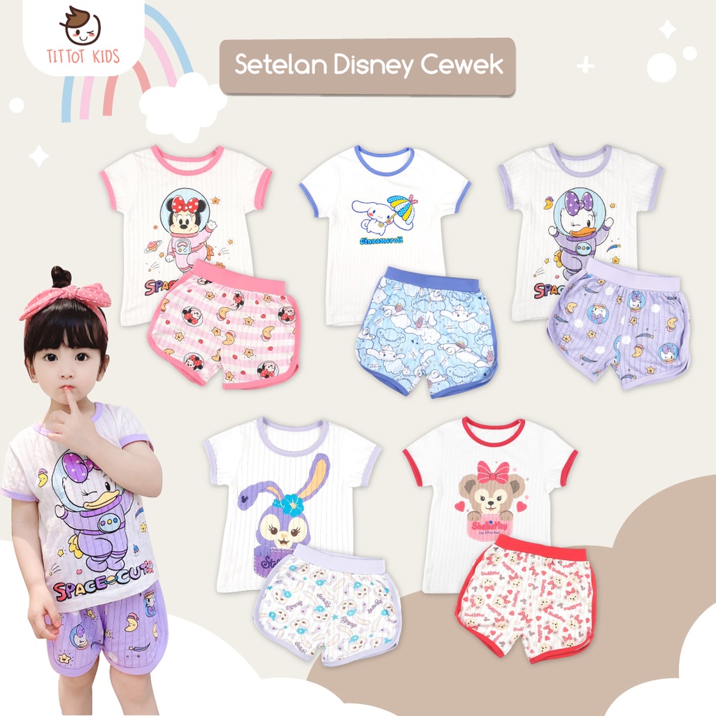 Mikey Set เสื้อผ้าเด็ก Mickey Mouse Stella Lou Disney Disneysea