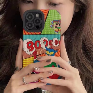 เคสโทรศัพท์มือถือแบบนิ่ม กันกระแทก ลายการ์ตูนชินจังน่ารัก สําหรับ Oppo F11 A5 A9 (2020) F9 A91 reno3 A52 A92 A72 (4G) A92S Reno4Z A72 A53(5G) A53 A32 A33 RENO 2F A83 A93 A54 A74 A55 a56 a53s A95 A94 เคส