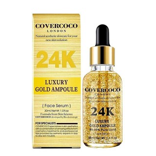 Covercoco London 24K LUXURY GOLD AMPOULE Face serum 30ml.