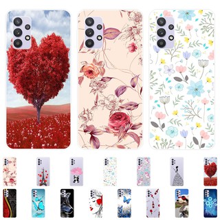 Samsung Galaxy A32 5G เคสซิลิโคน Soft Case Painted SamsungA32 5G A 32 A326F Silicone เคส